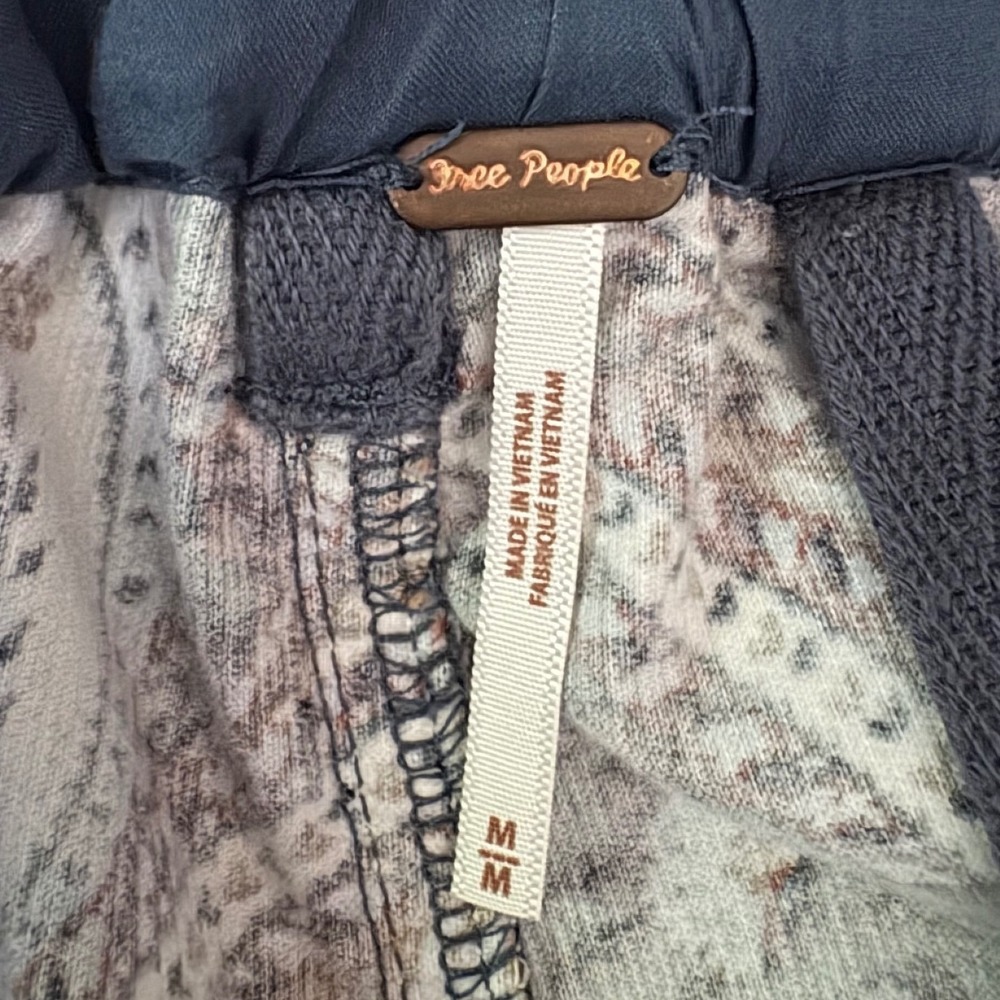 Free People City Slouch Printed Cord Pants | Medium - Picture 6 of 7